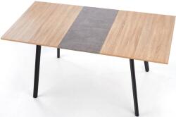 Halmar Étkezőasztal ALBON sonoma tölgyfa / szürke 120-160x80 cm
