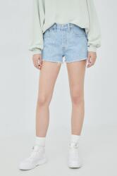 Levi's farmer rövidnadrág 501 Original női, mintás, magas derekú - kék 30