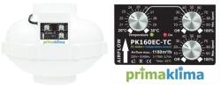 Prima Klima Ventilátor Prima Klima, PK160EC-TC, 160mm, 1180 m3/h - hőmérséklet szabályzás és min. fordulatszám, EC motor