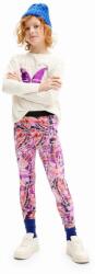 Desigual gyerek legging lila, mintás, 24WGKK05 - lila 98-104