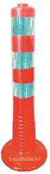  Parkolásgátló oszlop, elhajló - NARANCS/TPU 80x500 mm
