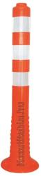  Parkolásgátló oszlop, elhajló, NARANCS/TPE 80x450 mm
