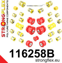  116258B: Full suspension polyurethane bush kit