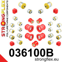  036100B: Full suspension polyurethane bush kit