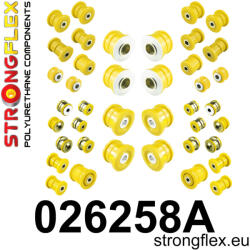  026258A: Full suspension polyurethane bush kit SPORT