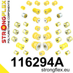  116294A: Full suspension polyurethane bush kit SPORT