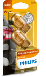 Philips SET 2 BECURI FARA SOCLU 12 V WY21W WX3X16d PHILIPS