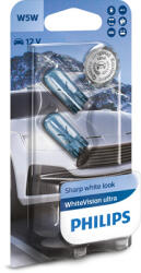 Philips SET 2 BECURI FARA SOCLU W5W 12V (blister) WHITE VISION ULTRA PHILIPS