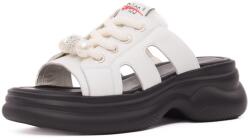 PASS Collection Papuci dama din piele naturala, PASS Collection, 9NMA60004A 13-N, alb