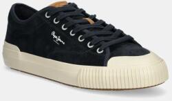 Pepe Jeans velúr teniszcipő BEN SUEDE M sötétkék, PMS31074 - sötétkék Férfi 42