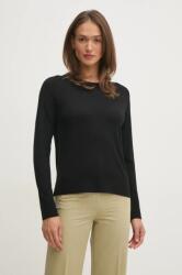 Benetton gyapjú pulóver könnyű, női, fekete, 11AHD10CV - fekete XS