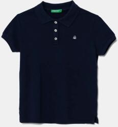 Benetton gyerek póló fehér, sima, 3WG9C300O - sötétkék 122