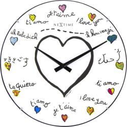 NeXtime Ceas de perete Loving You Dome (3160)