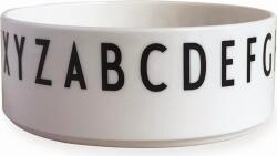 Design Letters Castronaș Eat & Learn alb din tritan (20103006WHITEABC) Set pentru masa bebelusi