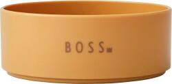 Design Letters Castronaș Mini Favourite Boss din tritan (20103020MUSTRDBOSS) Set pentru masa bebelusi