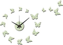 Karlsson Ceas de perete Butterfly 35 cm verde deschis (KA6000LG)