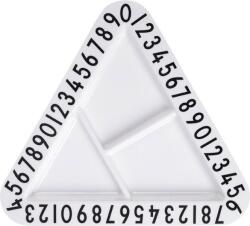 Design Letters Farfurie pentru gustări AJ Kids triunghiulară (20201004SNACK TRI) Set pentru masa bebelusi