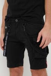Alpha Industries rövidnadrág fekete, férfi - fekete 36