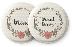 Spielehelden Blumenstrauß jelvények leánybúcsú ajándék 12 kitűző 5, 6 cm extra nagy leánybúcsú ajándék (AMZBUTA009) (AMZBUTA009)