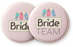 Spielehelden Sweet Bride jelvények leánybúcsú ajándék 12 kitűző 5, 6 cm extra nagy leánybúcsú ajándék (AMZBUTA012) (AMZBUTA012)