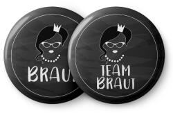 Spielehelden Braut Vintage jelvények legénybúcsú ajándék 12 kitűző 5, 6 cm extra nagy lánybúcsú ajándék (AMZBUTA028) (AMZBUTA028)