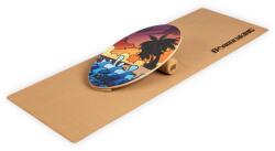 BoarderKING Indoorboard Allrounder, egyensúlyozó deszka, alátét, henger, fa / parafa (FIA2-AllrounderBoard) (FIA2-AllrounderBoard) - electronic-star - 41 090 Ft