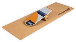 BoarderKING Indoorboard Flow, egyensúlyozó deszka, alátét, henger, fa / parafa (FIA2-FlowGeo) (FIA2-FlowGeo)