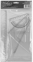 WEBER'S Vonalzókészlet WEBER`S 4 darabos (39RU4SET) - fotoland