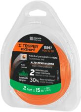 Truper EXPERT HDU-15-80 fűkasza damil, négyszög, 2, 0mm/15m (T15957) (T15957)