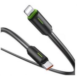 USAMS YU Type-C - lightning 30W kábel 100cm fekete (SJ735USB01) (SJ735USB01)