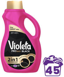Violeta Intense black mosógél fekete ruhákhoz, 2700 ml (49 mosás)