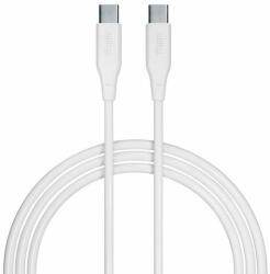 Allity Cablu de date si incarcare Allity AUC-02, USB-C to USB-C, 100W, 1m, Alb