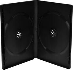 MediaRange box: 2 DVD 14 mm, 50 db, fekete (BOX12)