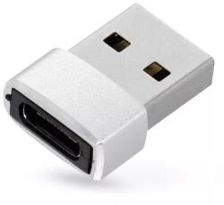 Haffner Type-C - USB-A adapter - ezüst - ECO csomagolás