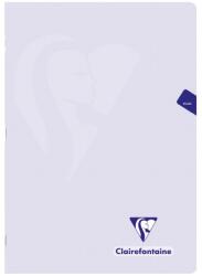 Rhodia Clairefontaine Mymesys füzet, kapcsos, A4, 48 lapos, matematikai, Mályvaszín