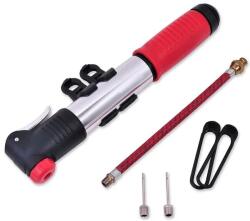 Welora Alumínium mini kézi szivattyú, többfunkciós, fekete színű (JM1033315)