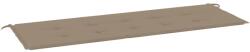 vidaXL tópszínű oxford szövet kerti padpárna 150 x 50 x 3 cm 47623 (47623VidaXL)