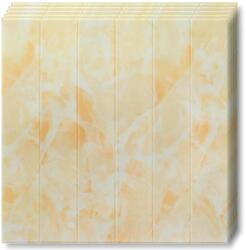 Teno 50x 3D Teno® Panel Tapéta készlet, Márvány mintás, fedőfelület 24, 5 nm, öntapadós, vízálló, könnyen szerelhető, modern kivitelű, 70x70 cm, sárga (TENO94S50)