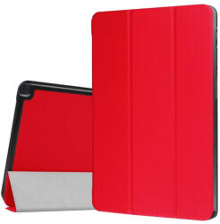 Huawei Mediapad M5 Lite 10.1, mappa tok, Trifold, piros - mobilkozpont
