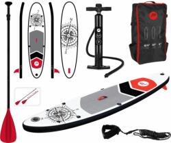 Pure2improve Basic SUP 305 felfújható deszka kiegészítőkkel max. 150kg - Fehér (INT950010)