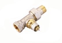 Danfoss RA-N egyenes termosztatikus szelep nikkel 013G3914