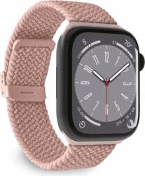 SBS Puro Apple Watch 38/40/41mm Szövet Okosóra Szíj - Rózsaszín (PUAW40LOOPROSE)