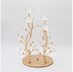 Eurolamp Dekor Gyertyatartó 20x34 cm arany EU0592 (EU0592)