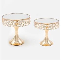 Eurolamp KÉSZLET 2x Dekoratív tálca átm. 20/25 cm arany 819-00261 (EU0595)