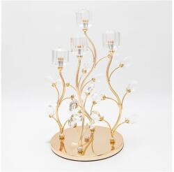 Eurolamp Dekor Gyertyatartó 20x36 cm arany 819-00235 (EU0593)