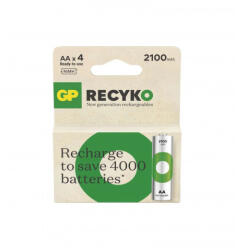 GP Batteries B25214 ReCyko NiMH Akkumulátor HR6 (AA) 2100mAh 4db/BL (B25214)