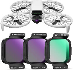 K&F Concept DJI Flip 3 darabos szűrő készlet (CPL+ND8+ND16)