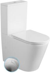 SAPHO AVIS VORTEX RIMLESS monoblokkos WC, alsó/hátsó kifolyású, ülőke nélkül (PC106V) (PC106V)
