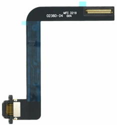 18115 Apple iPad 10.2 (2019) / iPad 10.2 (2020) / iPad 10.2 (2021) töltőcsatlakozó port panel fekete (18115)