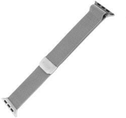  FIXED szíj rozsdamentes hálóval Apple Watch 42/44mm órához, ezüst